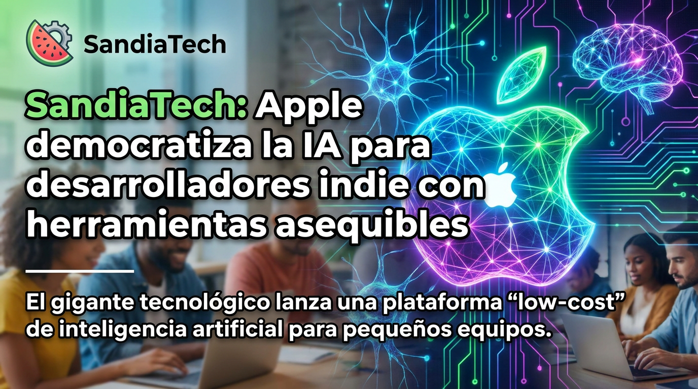 Apple apuesta por inteligencia artificial más barata para atraer a desarrolladores pequeños