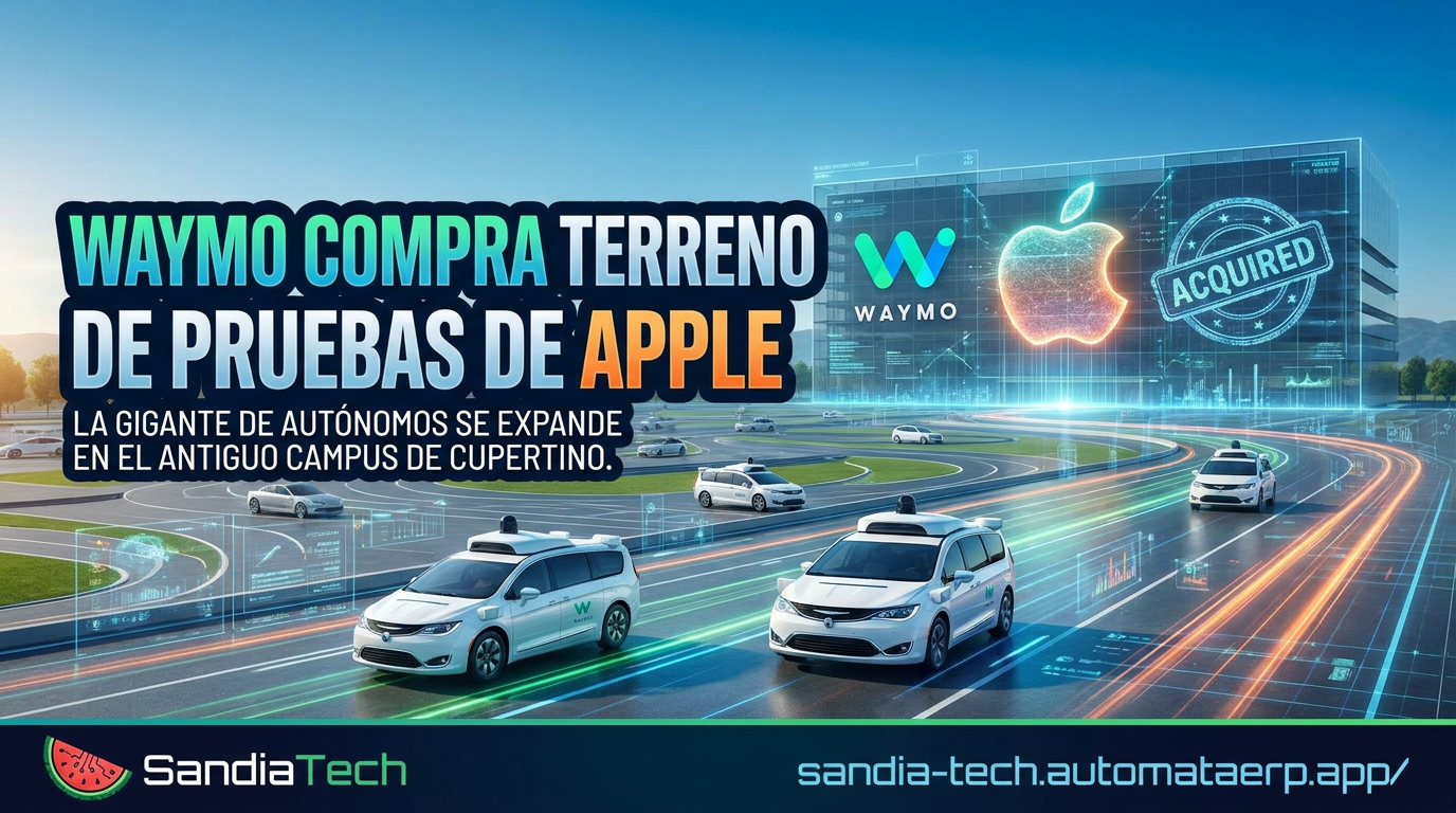 Waymo compra el campo de pruebas de vehículos autónomos de Apple por 220 millones