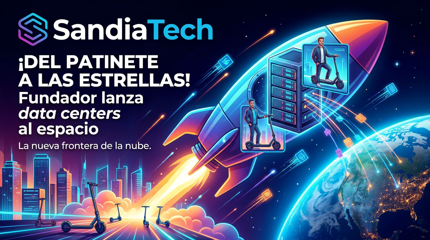 De patinete a centros de datos espaciales: el fundador que recaudó 5 millones para construir en el espacio