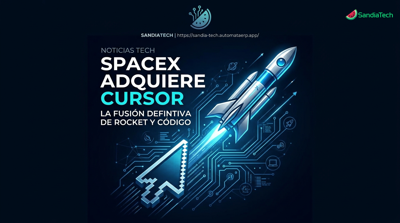 SpaceX adquiere Cursor por 60 mil millones de dólares en acciones, días después del espectacular IPO