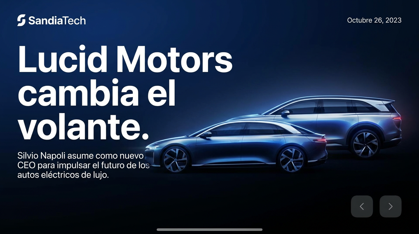 Ejecutivo importante de Lucid Motors se va en reorganización del nuevo CEO