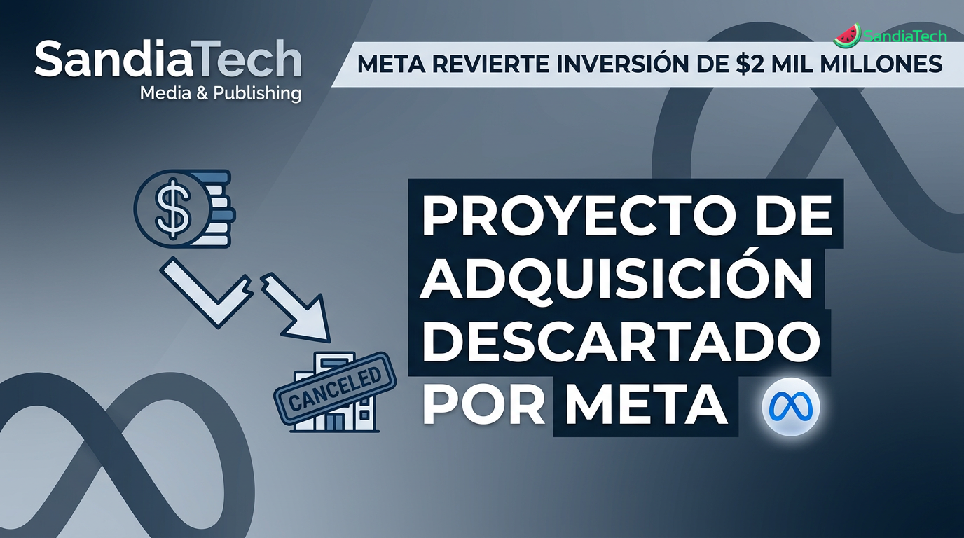Meta se retracta de inversión de 2 mil millones de dólares en proyecto de adquisición