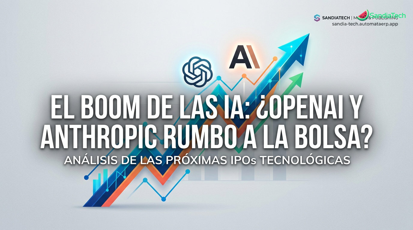 Empresas de IA avanzan hacia bolsa: la carrera de IPOs de OpenAI y Anthropic