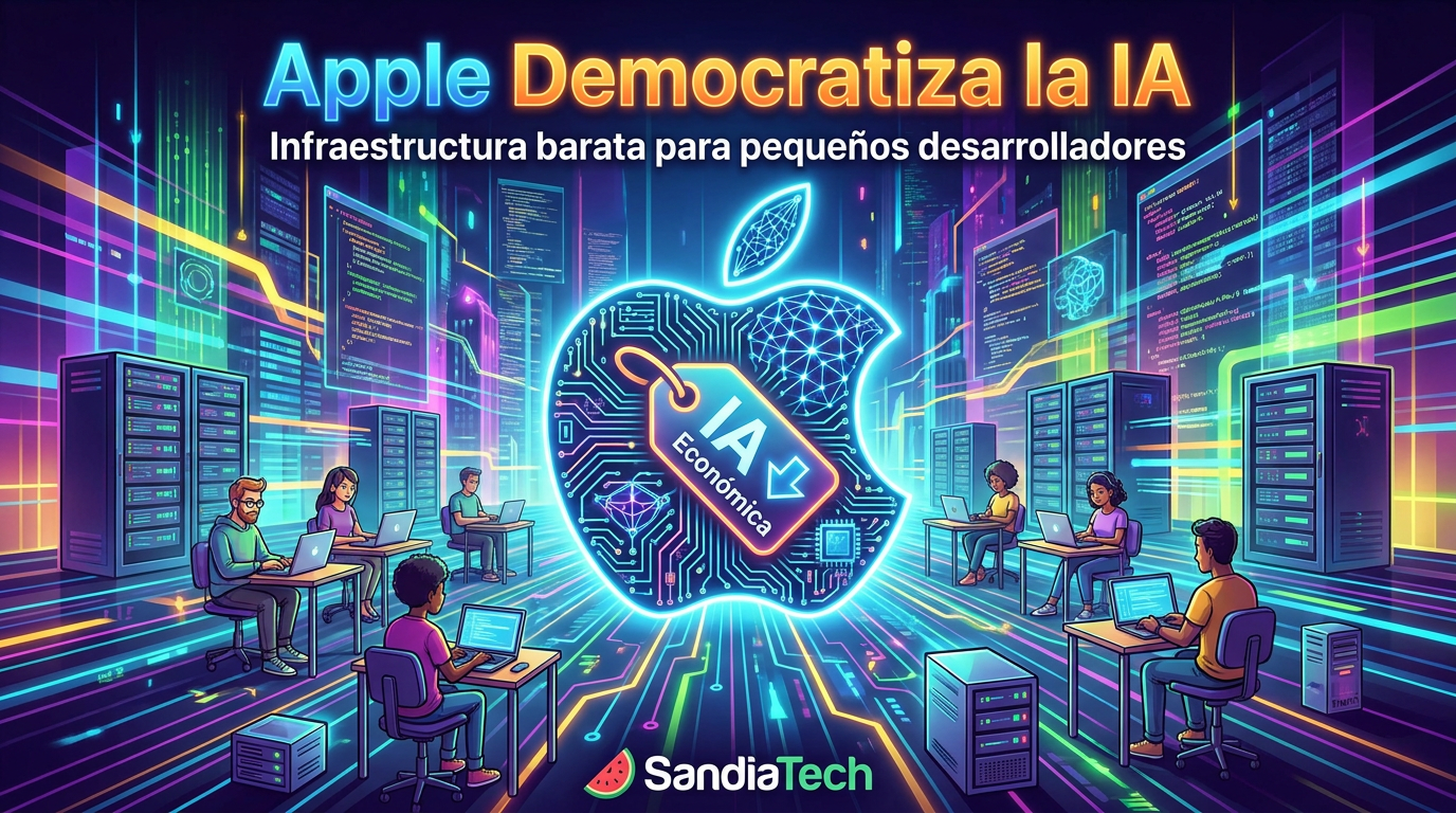 Apple apuesta a IA más barata para atraer a desarrolladores pequeños