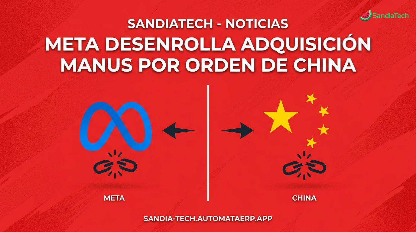 Meta desmantel Meta desmantel operaciones de Manus tras orden de separación de China