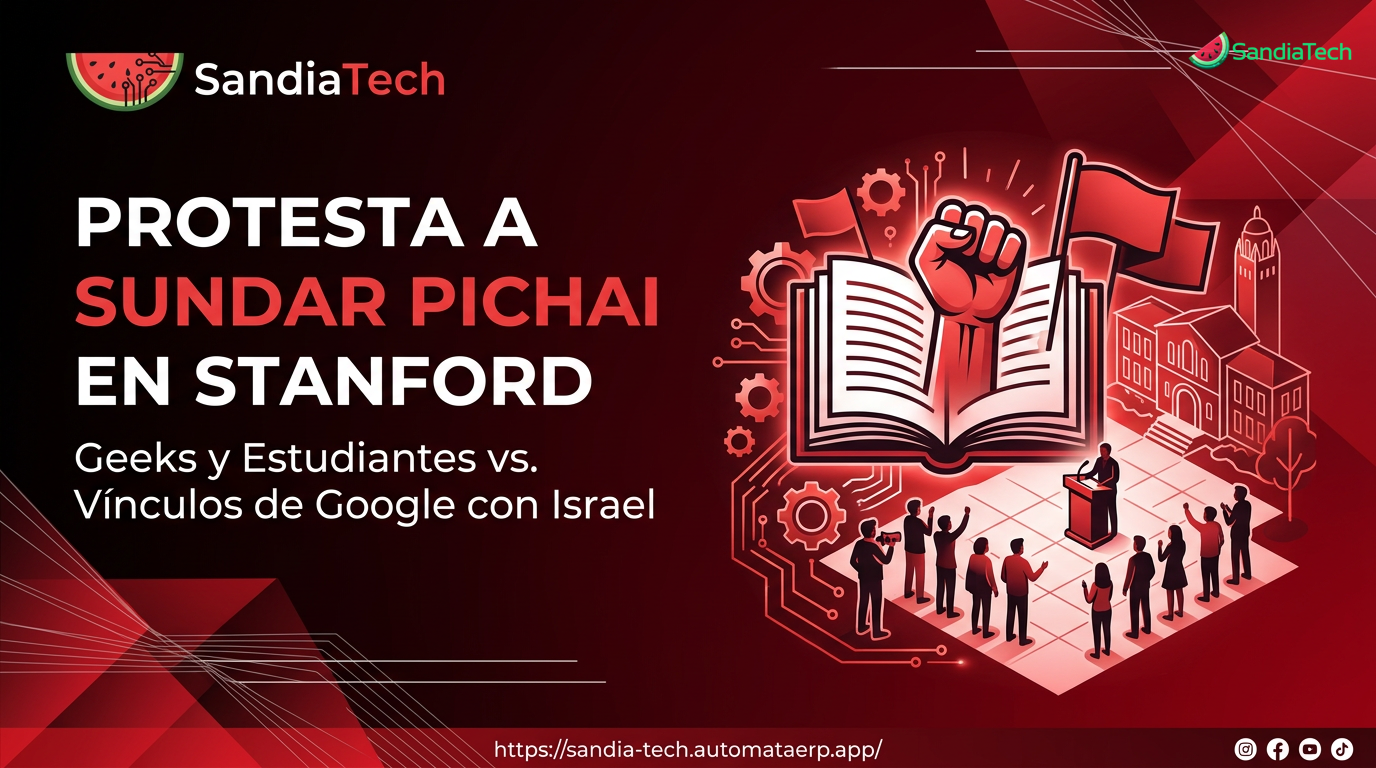 Sundar Pichai enfrenta abucheos y salida de estudiantes en ceremonia de graduación de Stanford por vínculos de Google