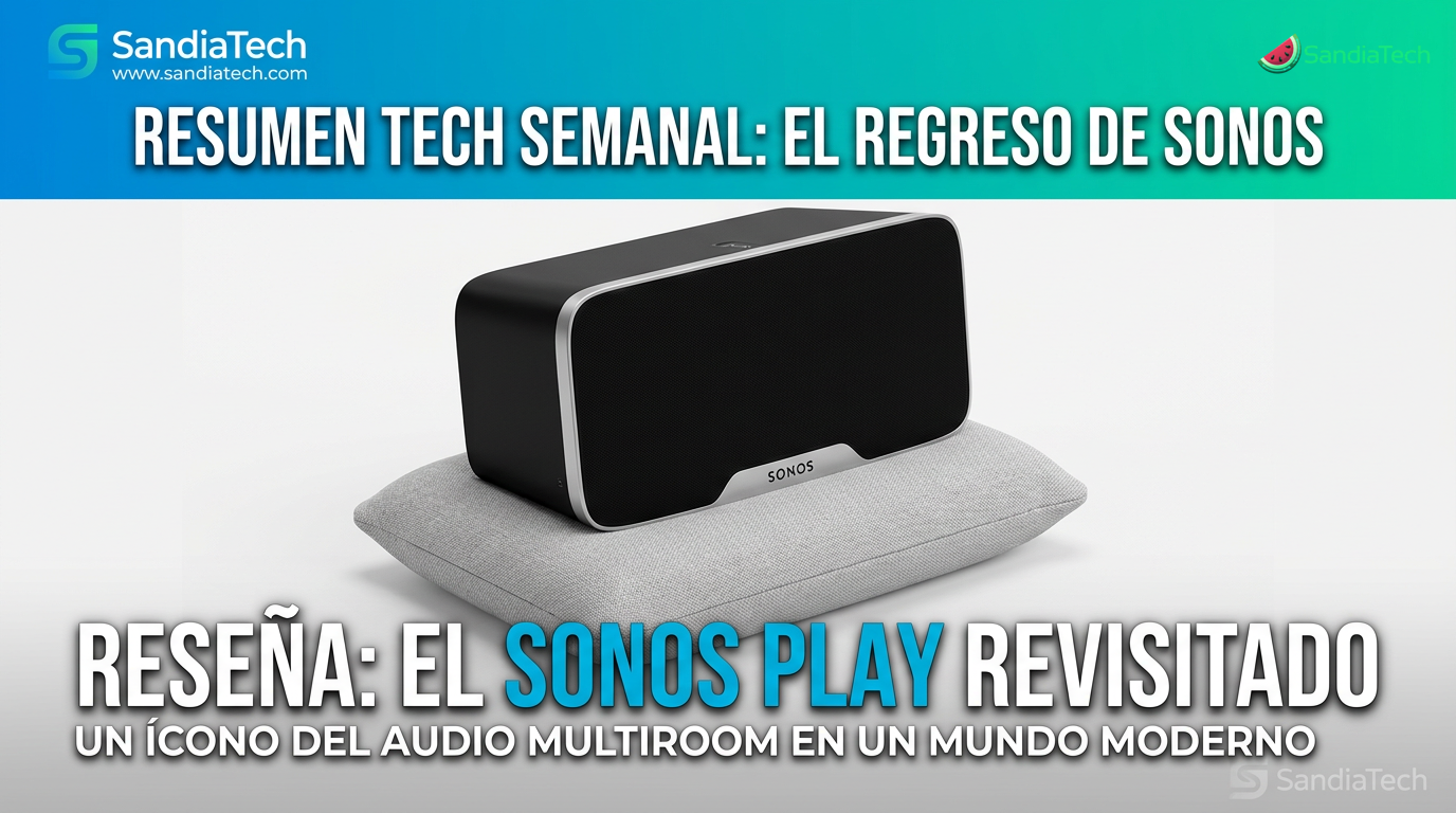 Sonos Play: el nuevo altavoz que redefine la portabilidad con sonido de calidad